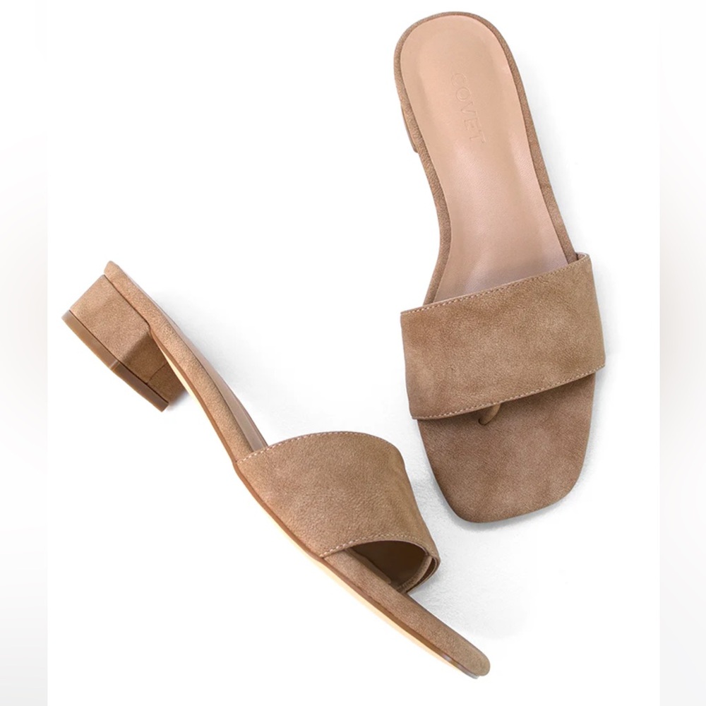 NEW Low block heel slide/sandal